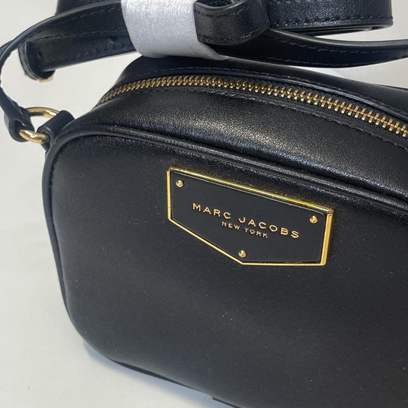 (new+tag) Marc Jacobs women leather crossbody black - Picture 4 of 14
